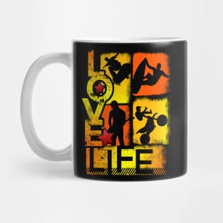 Love Life - Sports Design Mug